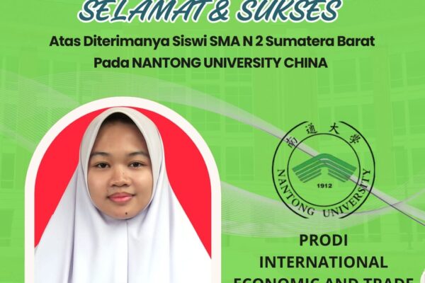 Tembus PTN Luar Negeri; 2 Orang Siswi Gen 9 Lolos Nantong University